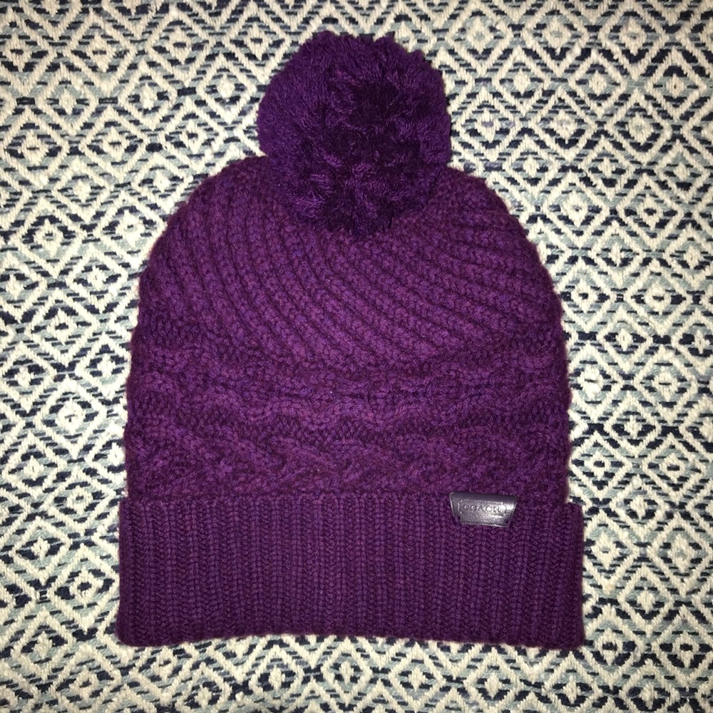 Authentic COACH Cashmere & Wool Winter Hat